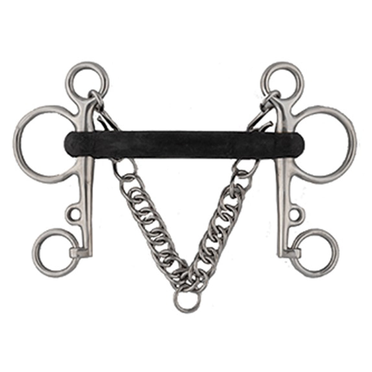 Stainless Steel Soft Rubber Pelham Bit