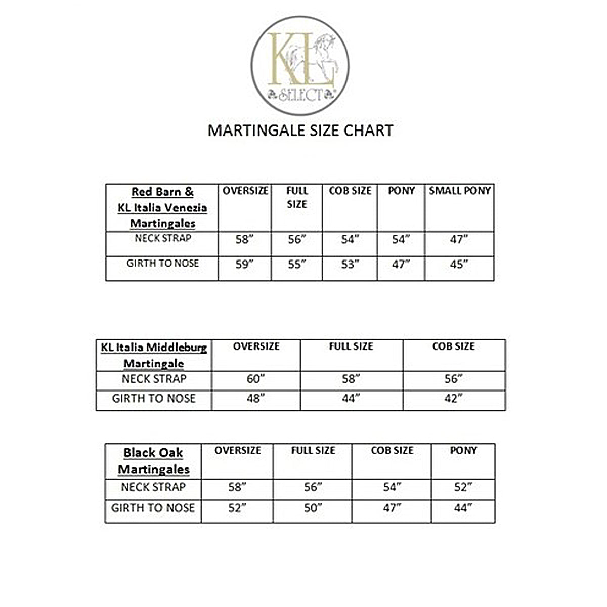 Black Oak by KL Select Round Raised Standing Martingale