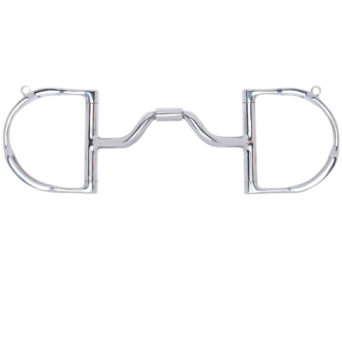 Myler Dee with Hooks with Stainless Steel Ported Barrel MB 33