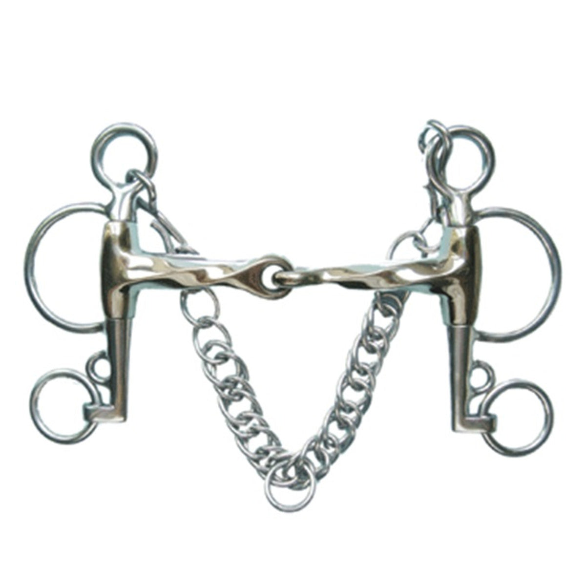 Twisted Jointed Pelham Mouth Bit