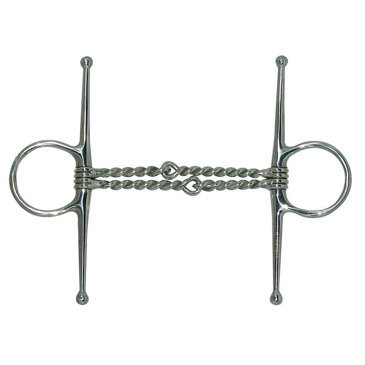 Coronet Double Twisted Wire Full Cheek Snaffle Bit