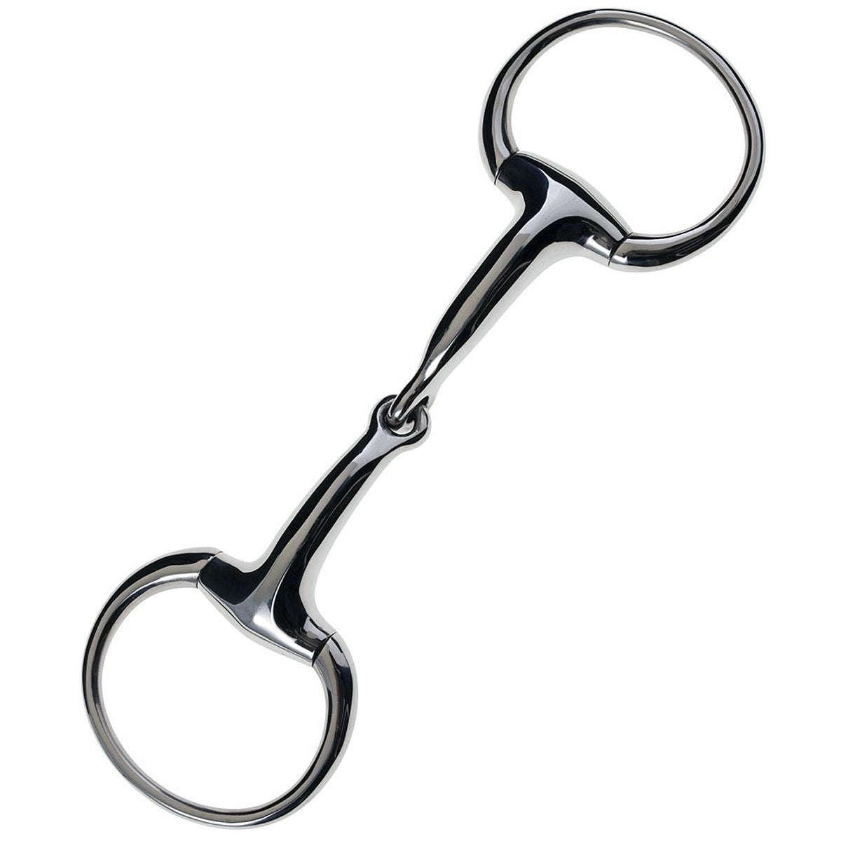 JP Korsteel Stainless Steel Heavyweight 19mm Solid Eggbutt Snaffle Bit