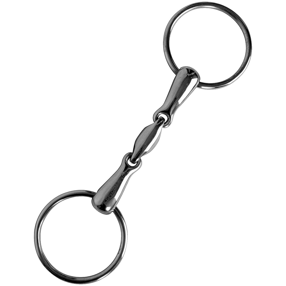 JP Korsteel Stainless Steel Oval Link Loose Ring Snaffle Bit