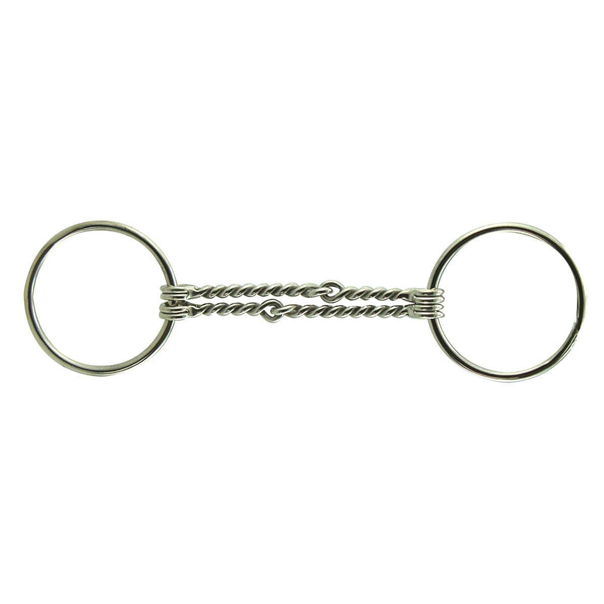 Double Twist Wire Loose Ring Snaffle Bit