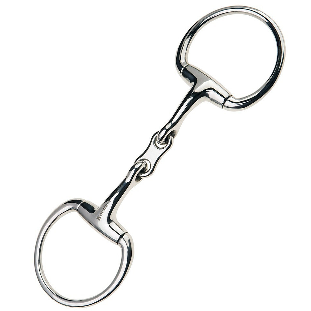 JP Korsteel Stainless Steel French Link Eggbutt Snaffle Bit
