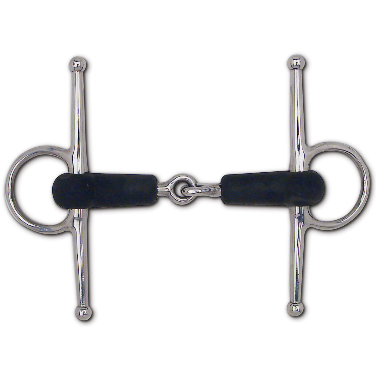 Toklat Soft Rubber Mouth Snaffle Full Cheek