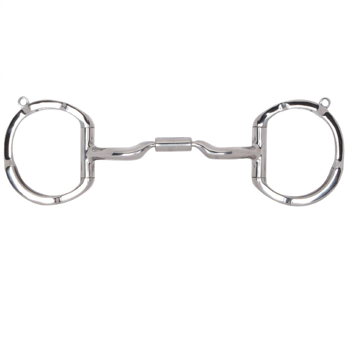 Toklat Myler Eggbutt with Hooks with Stainless Steel Low Port Comfort Snaffle MB 04