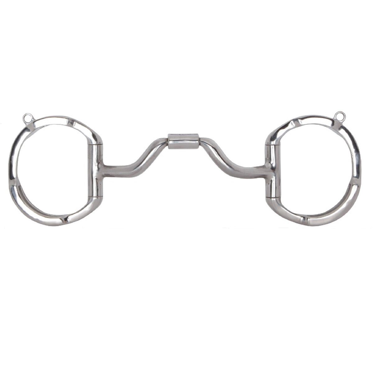 Toklat Myler Eggbutt with Hooks with Stainless Steel Ported Barrel Bit MB 33