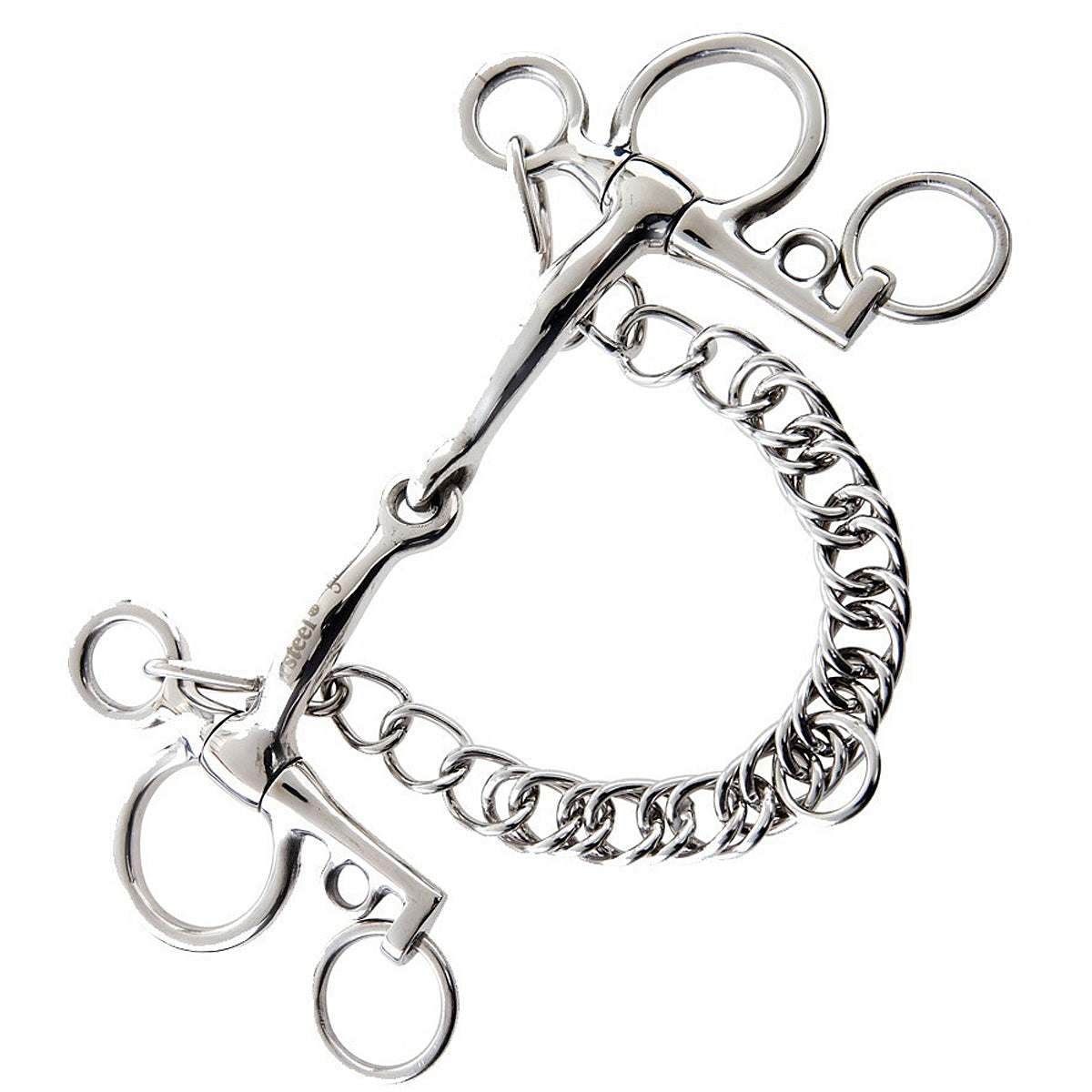 JP Korsteel Stainless Steel Tom Thumb Pelham Bit