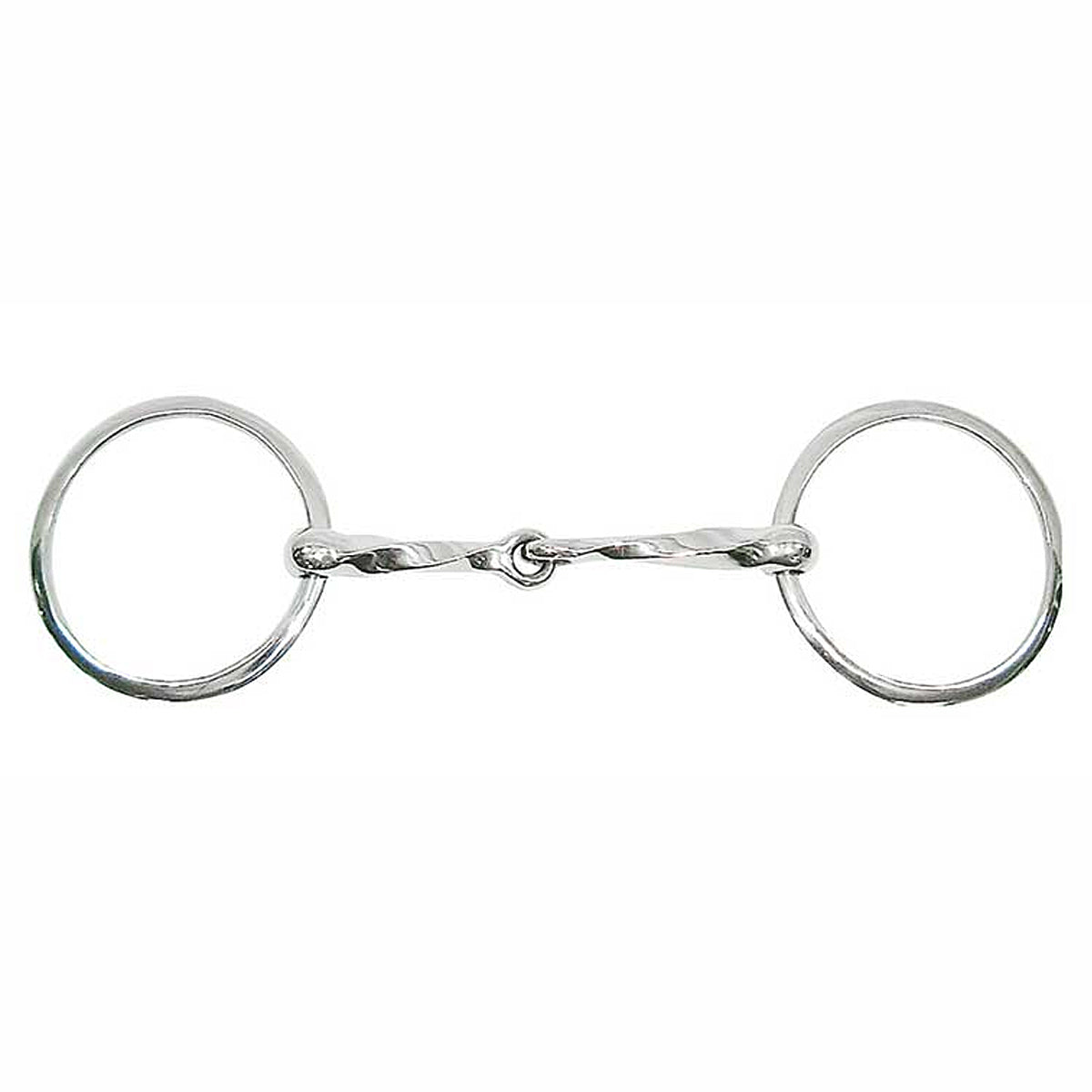 Metalab Sharp Twisted Loose Ring Snaffle Bit