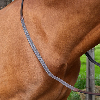 HDR Pro Mono Crown Raised Figure Eight Bridle with Rubber Reins