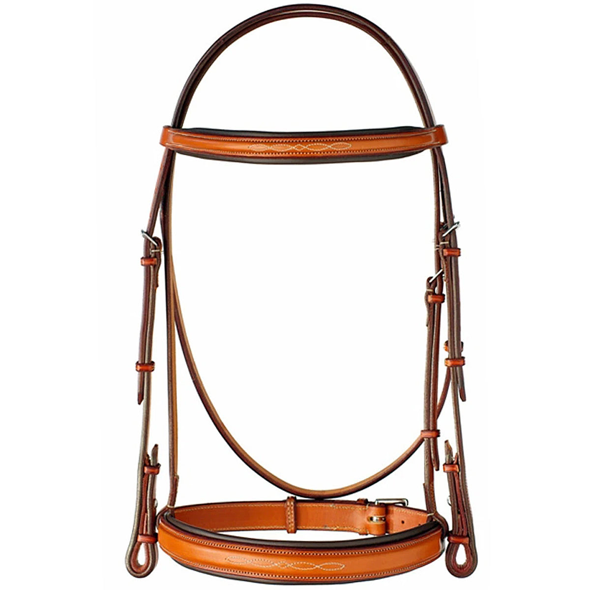 Edgewood 1" Fancy Raised Padded Bridle with Padded Crown
