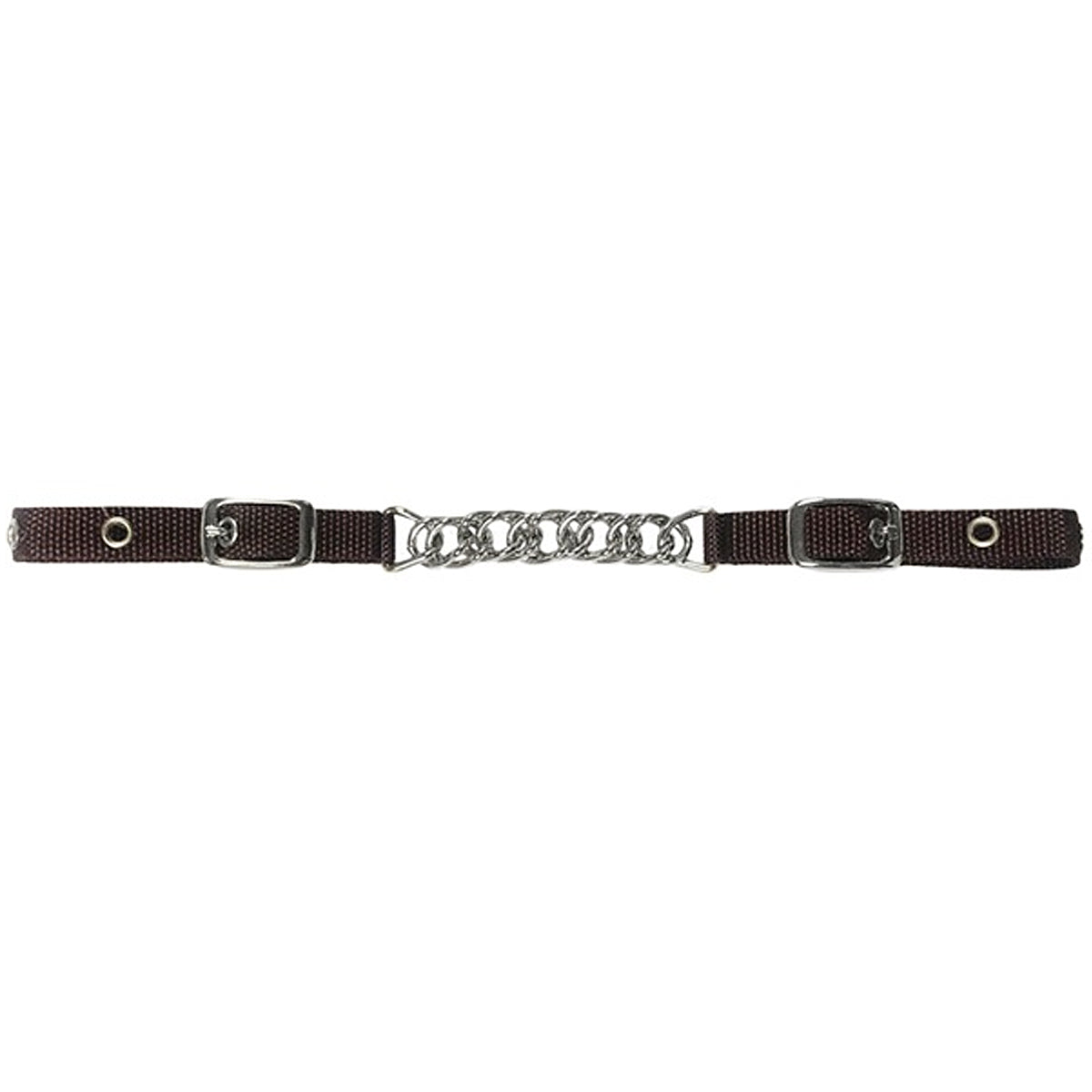 Flat Chain Nylon Curb Strap