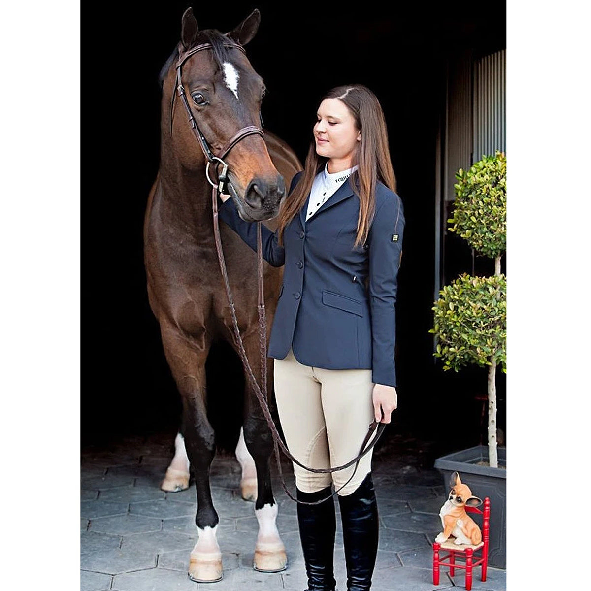 Equiline Women's Hayley Hunter Show Coat in X-Cool Evo