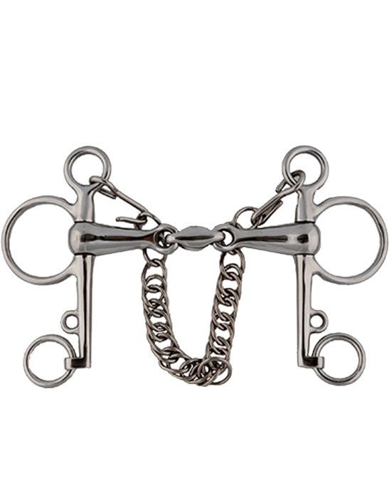 Stainless Steel Elliptical Link Pelham Bit