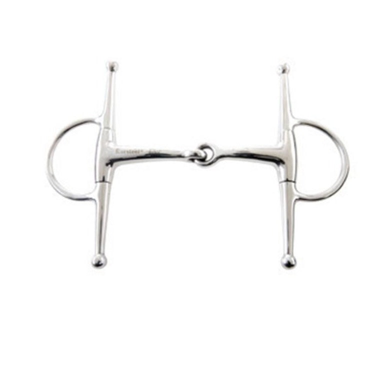 Korsteel Medium Weight Full Cheek Eggbutt Snaffle Bit