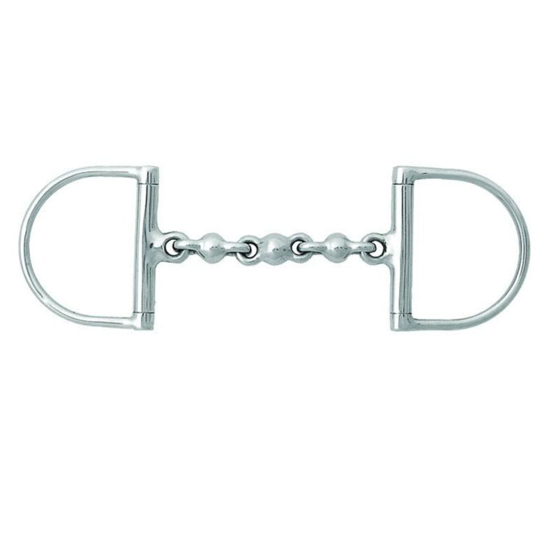 Korsteel Stainless Steel Waterford Hunter Dee Ring Snaffle Bit