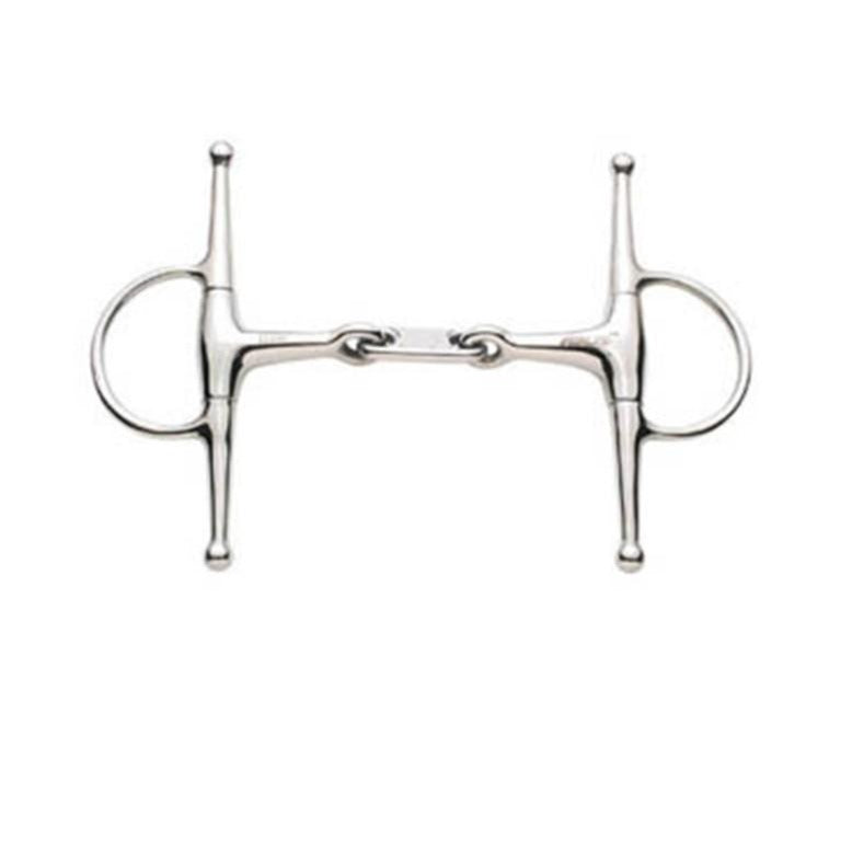 Korsteel Stainless Steel Dr Bristol Full Cheek Snaffle Bit