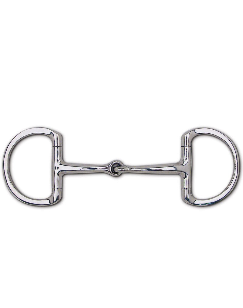 Toklat Stainless Steel Thin Snaffle Dee - 3 1/4" Rings