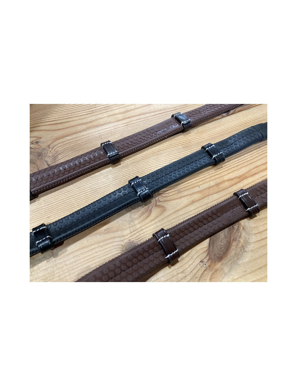 Jump'in Rubber Reins With Stops - Week Collection