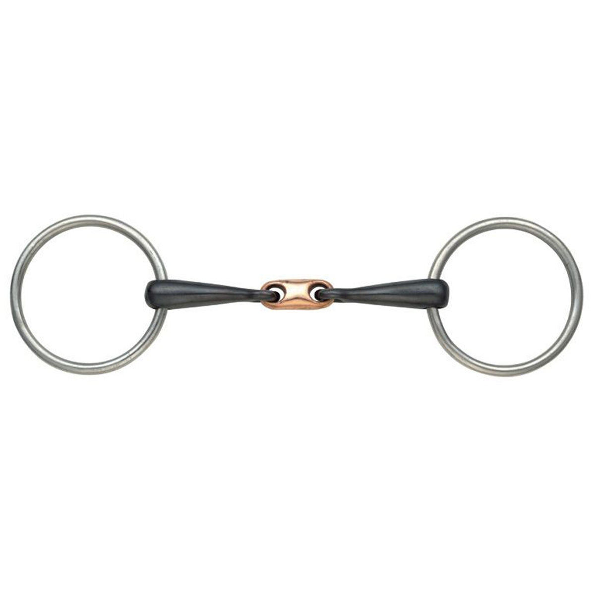 Shires Copper Lozenge Sweet Iron Snaffle Bit