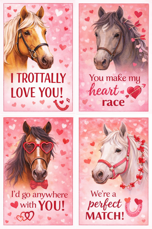 💘 Equestrian Valentine’s: Roses Are Red… But Our Tack Gets Dirtier