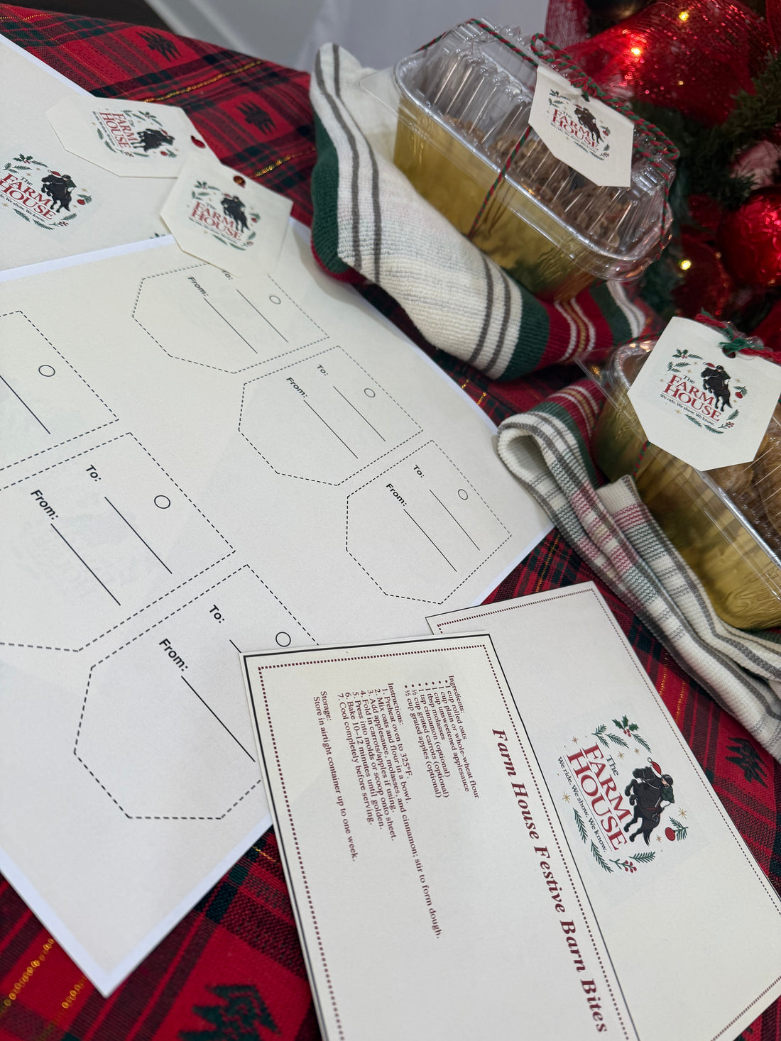 🎄 Farm House Festive Barn Bites: Homemade Holiday Treats for Horses & Hounds (Free Recipe Cards + Gift Tags!)