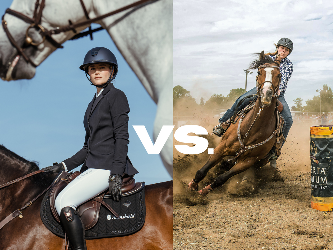 English vs Western Riding