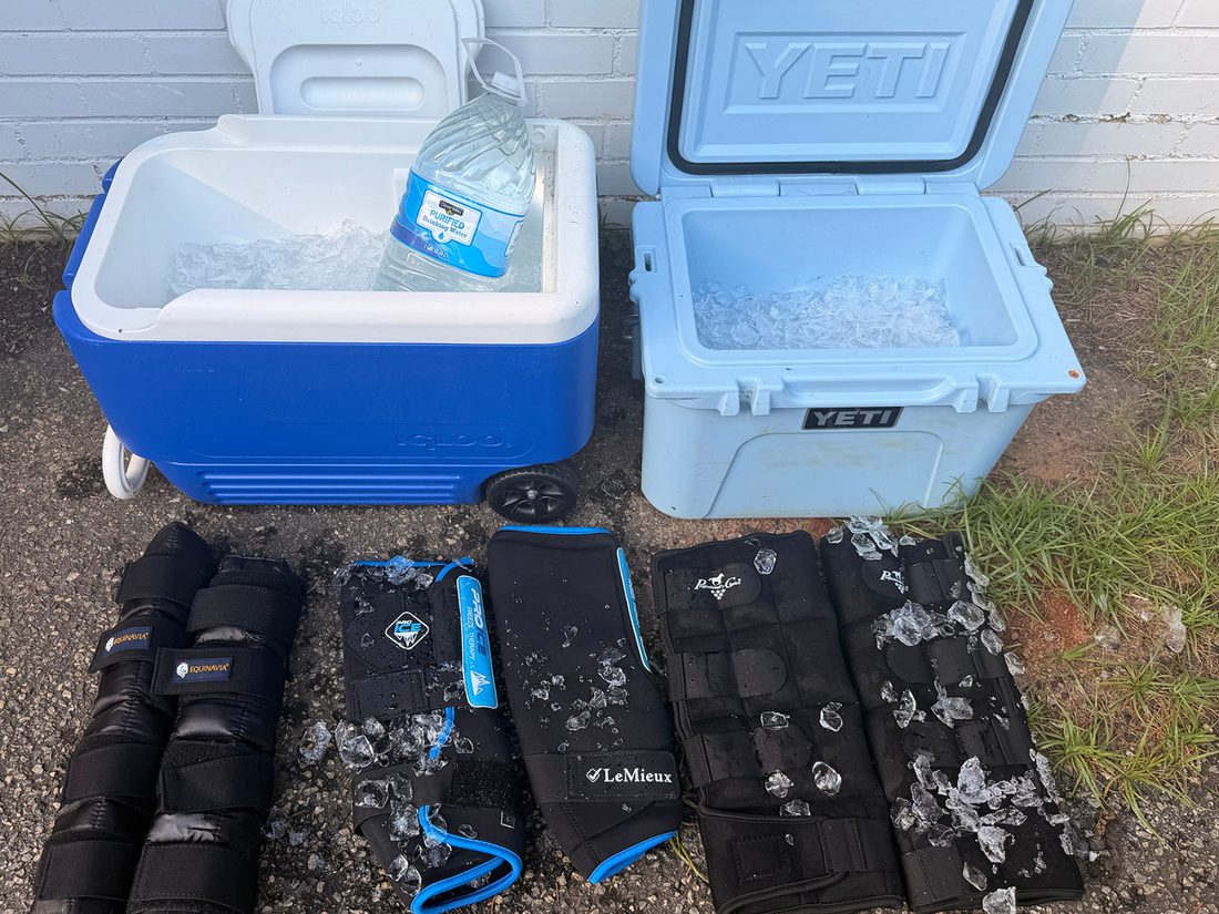 How to keep your ice boots frozen at horse shows
