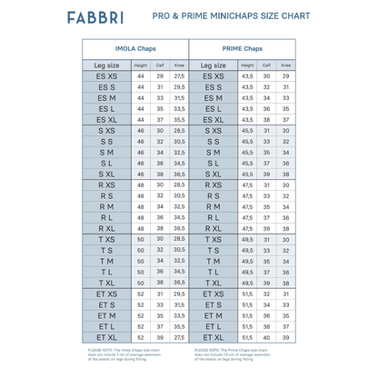 Fabbri Prime Half Chaps
