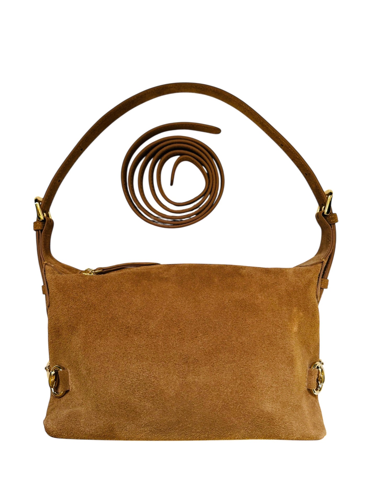 Tucker Tweed  Bethany Bit Bag Suede | Limited Edition Milk Chocolate