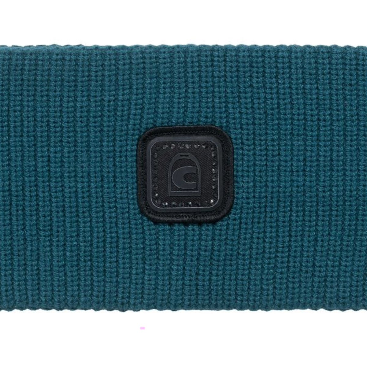 Cavallo Women's Cavaldusty Knitted Headband-Dark Peacock-Logo View
