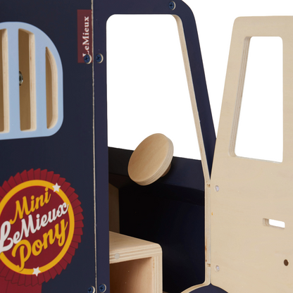LeMieux Toy Pony Travel Lorry-Wooden-Front Door View