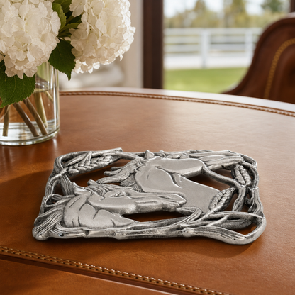 Arthur Court Designs - Horse with Wheat Trivet