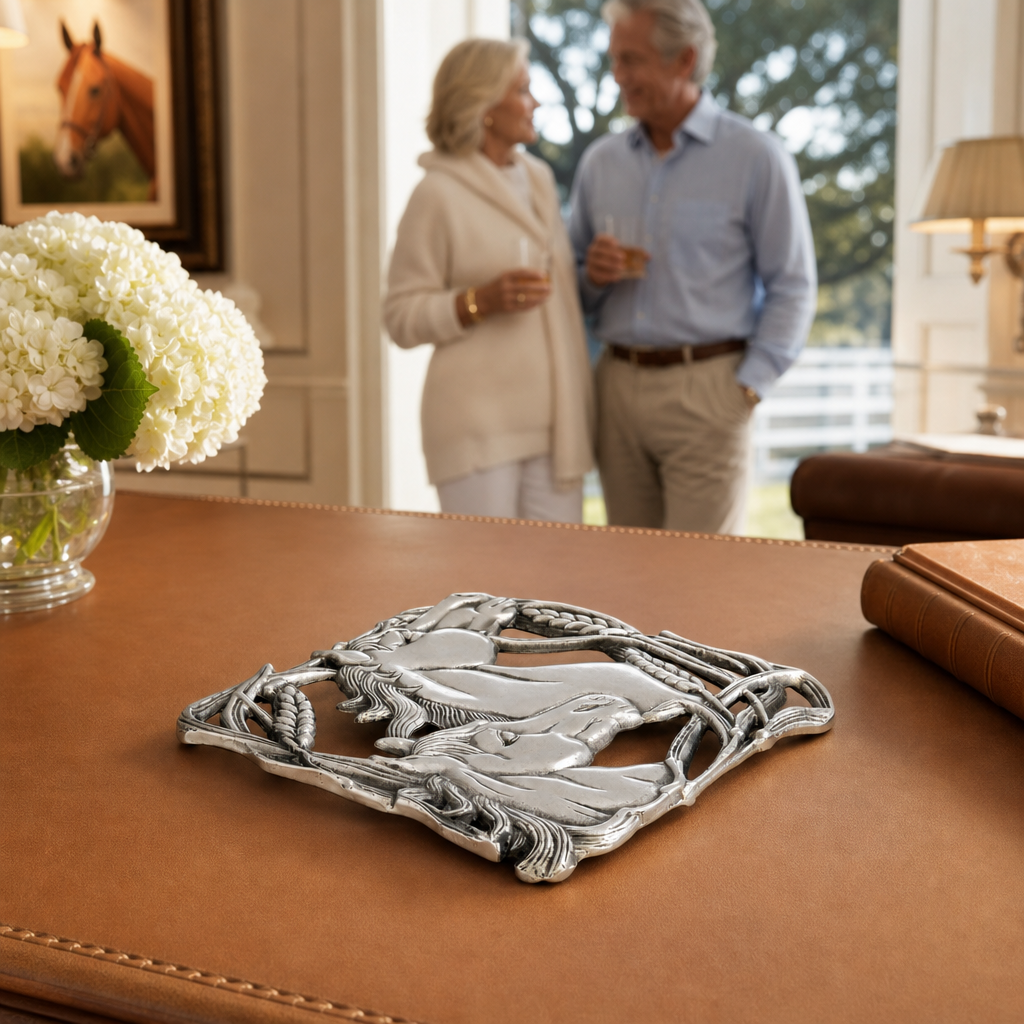 Arthur Court Designs - Horse with Wheat Trivet