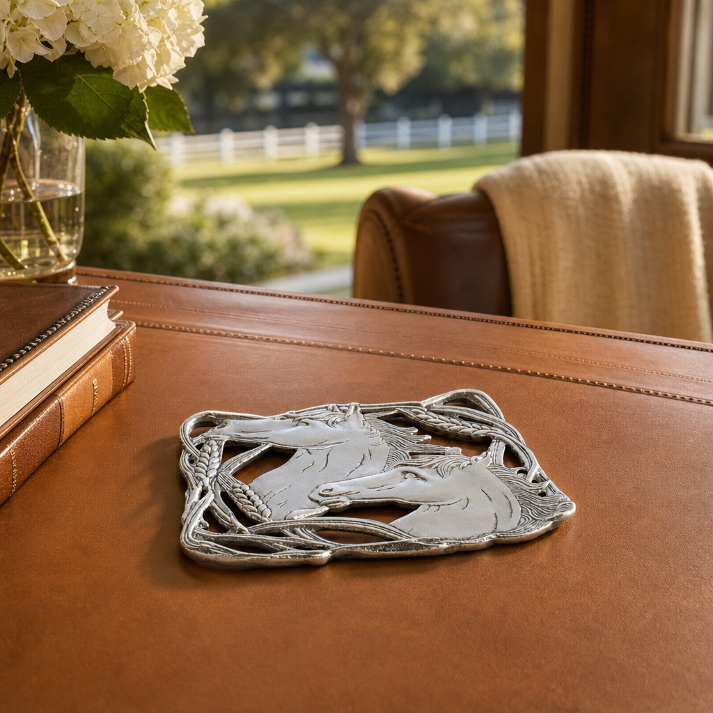 Arthur Court Designs - Horse with Wheat Trivet