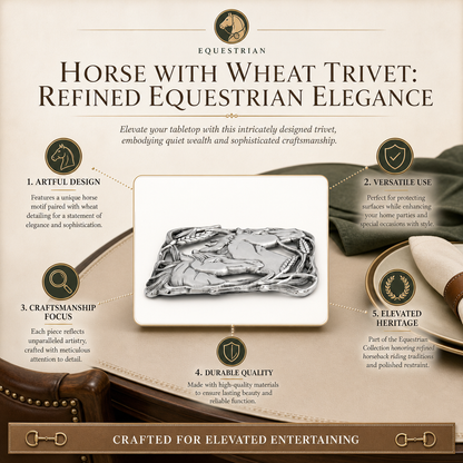 Arthur Court Designs - Horse with Wheat Trivet