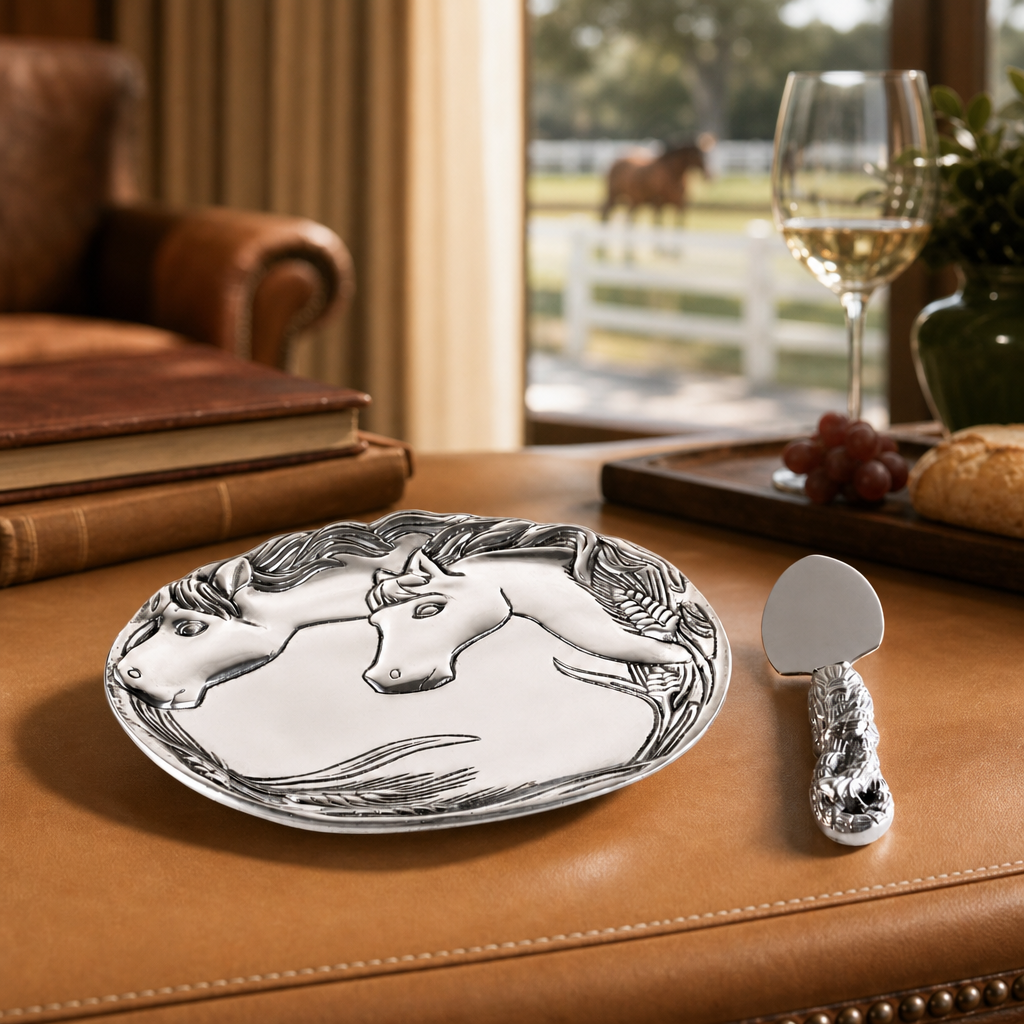 Arthur Court Designs - Horse Plate with Server