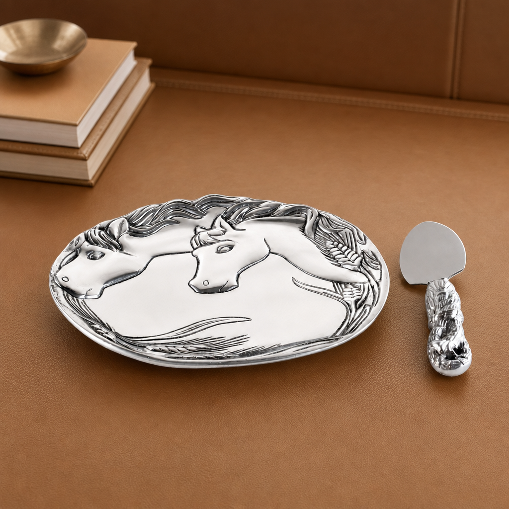 Arthur Court Designs - Horse Plate with Server