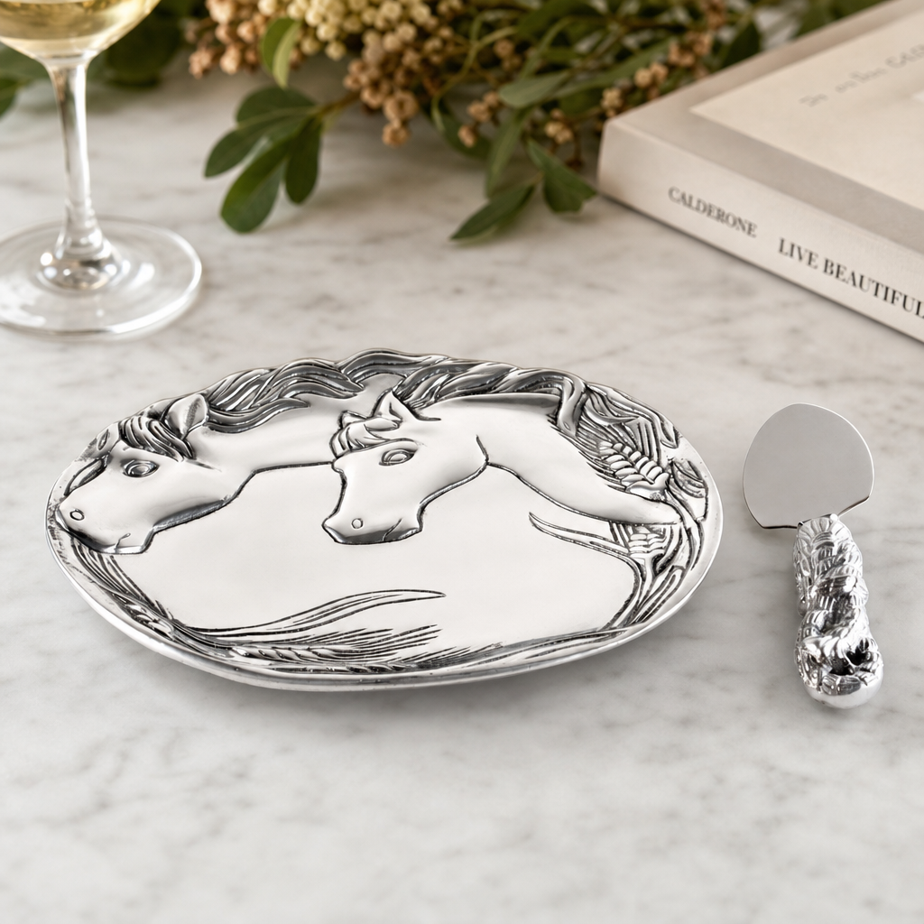 Arthur Court Designs - Horse Plate with Server