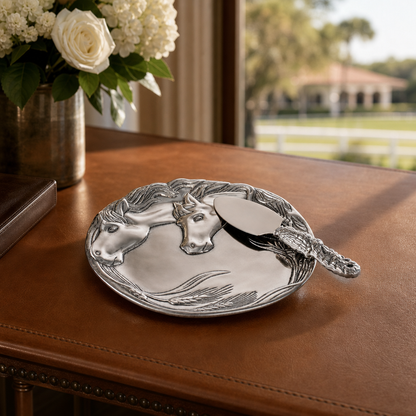 Arthur Court Designs - Horse Plate with Server