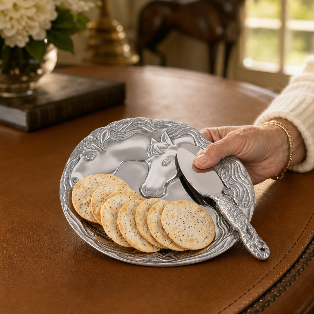 Arthur Court Designs - Horse Plate with Server