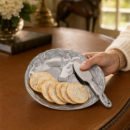 Arthur Court Designs - Horse Plate with Server