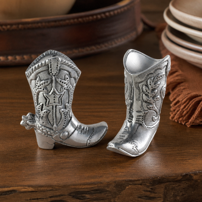 Arthur Court Designs - Cowboy Boot Salt and Pepper Set