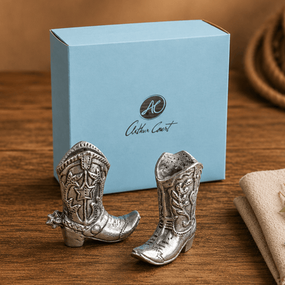 Arthur Court Designs - Cowboy Boot Salt and Pepper Set