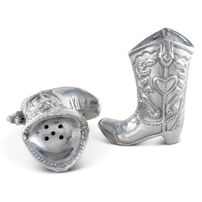 Arthur Court Designs - Cowboy Boot Salt and Pepper Set