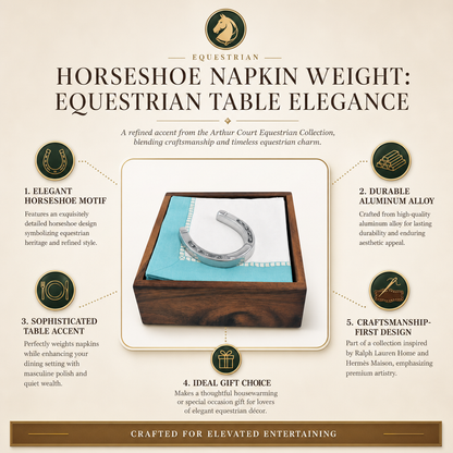 Arthur Court Designs - Horseshoe Napkin Weight