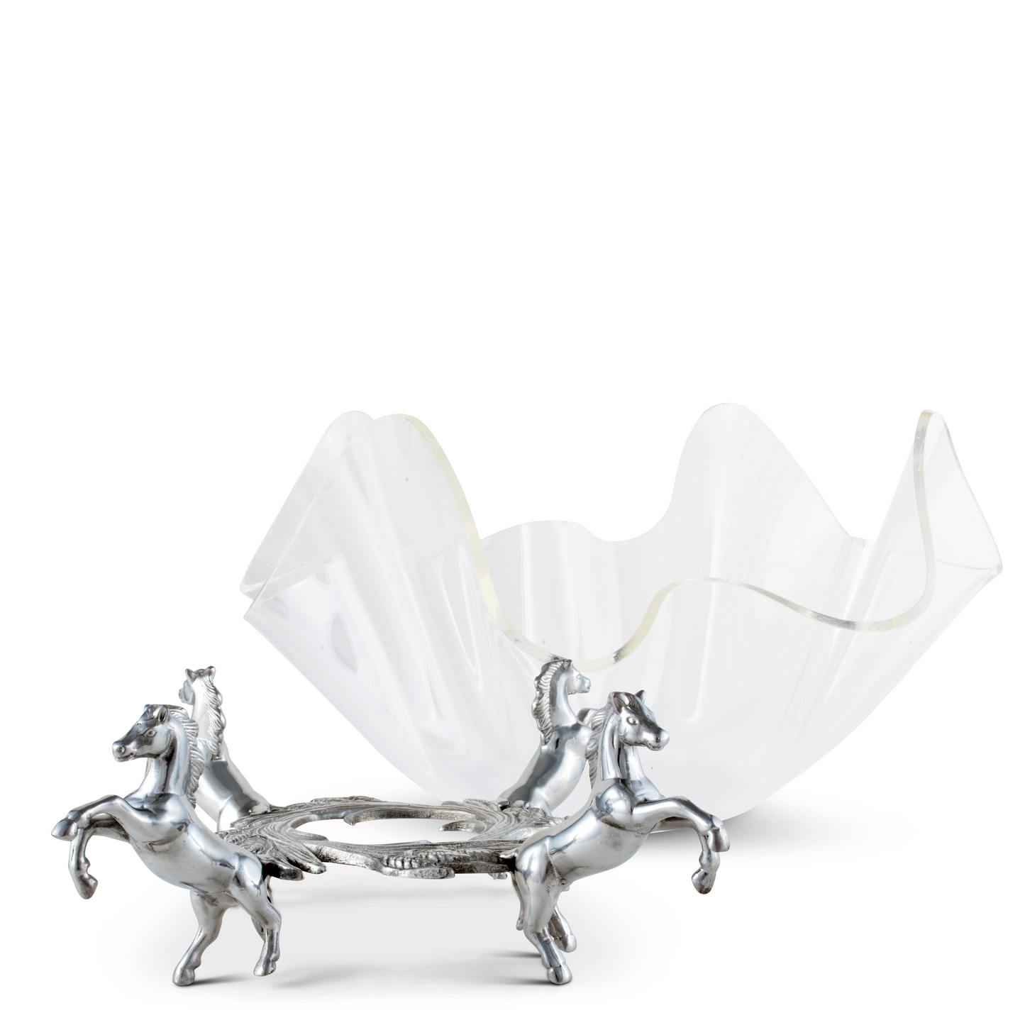 Arthur Court Designs - Horse Stand Acrylic Bowl 14
