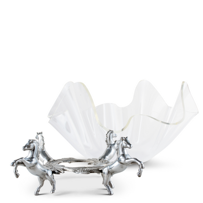 Arthur Court Designs - Horse Stand Acrylic Bowl 14
