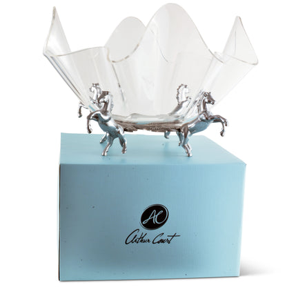 Arthur Court Designs - Horse Stand Acrylic Bowl 14